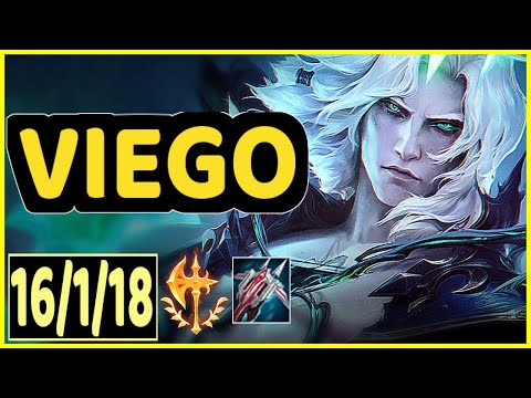 VIEGO VS SYLAS - 16/1/18 KDA JUNGLE GAMEPLAY CHALLENGER I