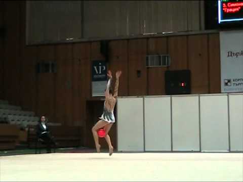 Simona Ivanova Ball Final Bulgarian Championship Elite cat. 2011