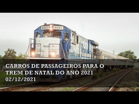 Carros de Passageiros para o Trem de Natal 2021