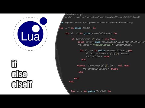 Lua Scripting Tutorial 4 If Else Elseif