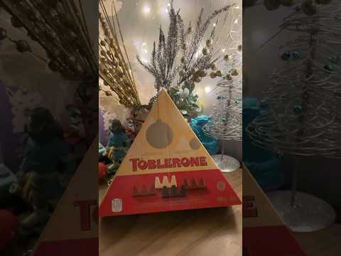 Toblerone mini chocolate triangle pack #ytshorts #christmas #foodshorts #toblerone #food