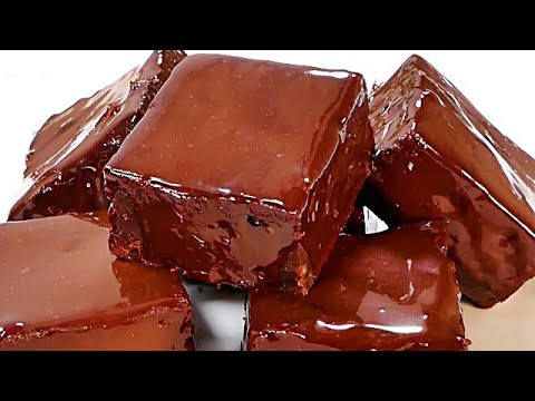 【ダイソーの紙型で作る】生チョコブラウニー バレンタイン♪How To Make Raw Chocolate Brownie【Making with DAISO paper mold】
