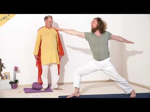 Drehendende Heldenstellung - Yoga Asana Lexikon