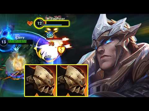 Wild Rift Garen Baron Lane Gameplay in Season 22 (Build & Runes)