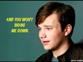 Glee Chris colfer Defying Gravity Solo With Lyrics ...