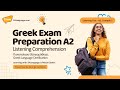 Greek A2 Exam Preparation Listening Test 2nd Example