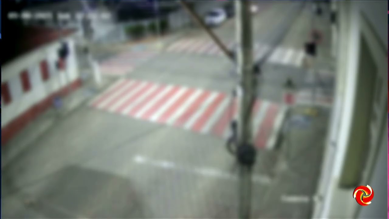 Câmeras registram acidente grave em Alpinópolis