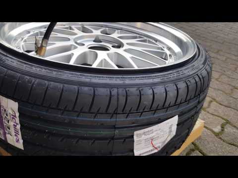 9,5x19 mit 225/35 R19 Achilles Stretch