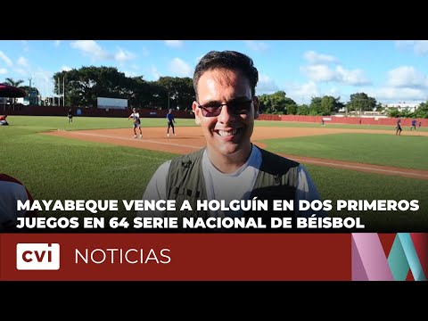 Mayabeque vence a Holguín en dos primeros juegos en la 64 Serie Nacional de Béisbol
