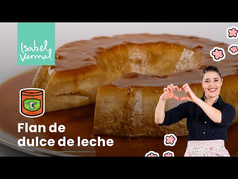 Flan de dulce de leche
