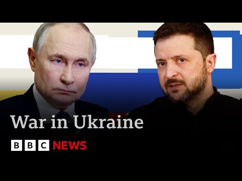 Zelensky challenges Putin to meet this week after pressure from President Trump | BBC News
