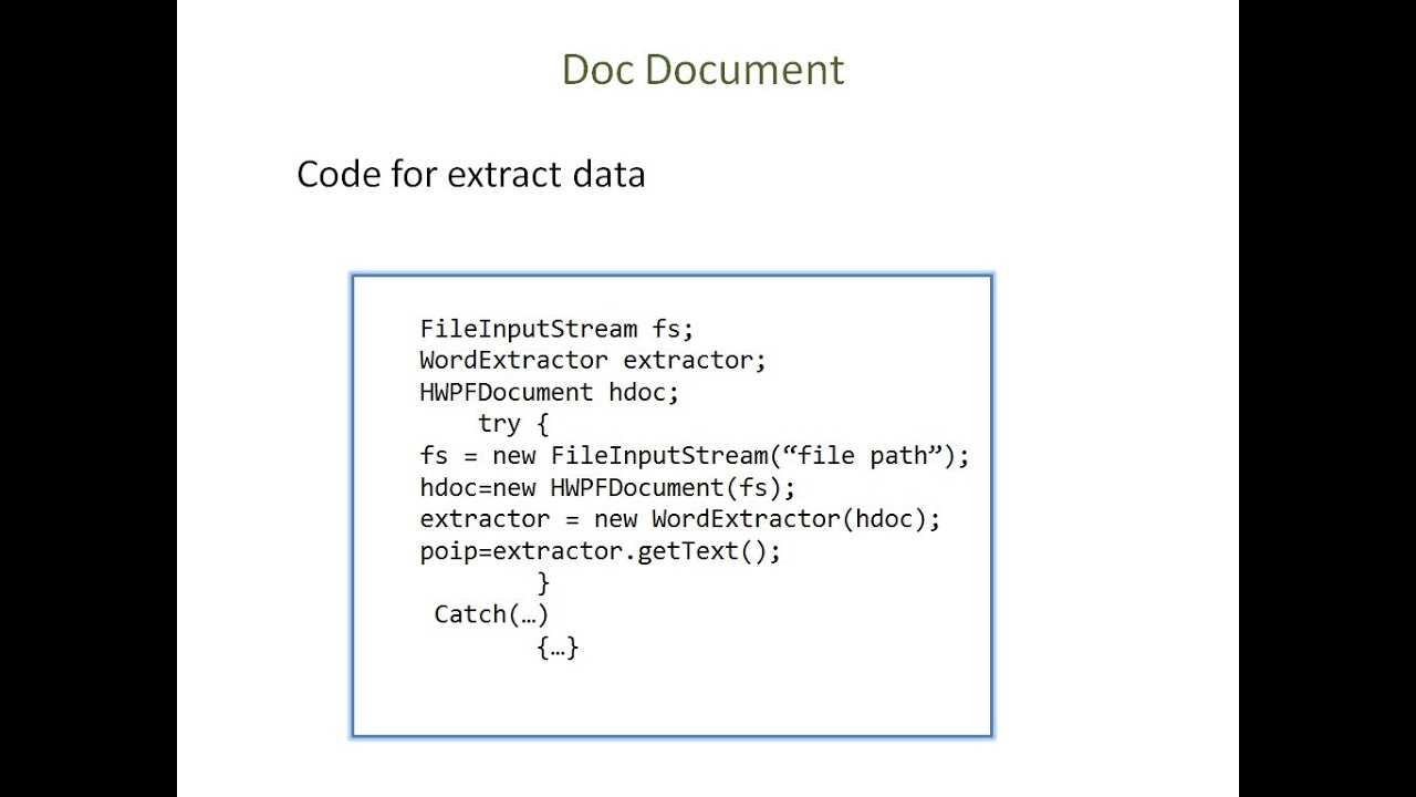 word doc docx in java - read and create