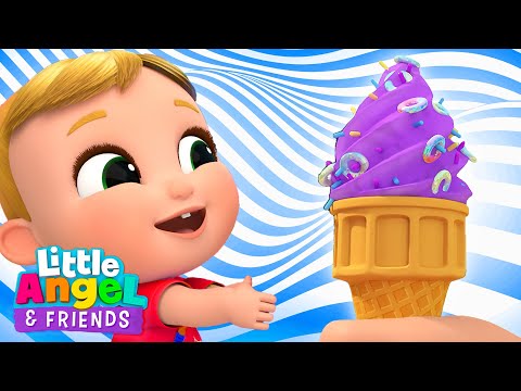 Ice Cream For The Family! | Little Angel And Friends Kid Songs