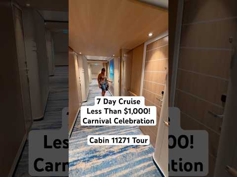 Thumbnail for 7 Day Cruise LESS Than $1,000 for 2 People! Check out Cabin 11271 on #carnivalcelebration #cruise