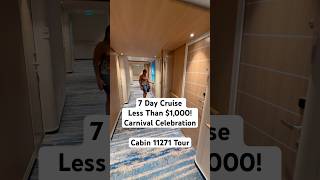 7 Day Cruise LESS Than $1,000 for 2 People! Check out Cabin 11271 on #carnivalcelebration #cruise