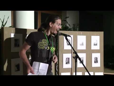 Florian Hofmann bei der Audible Poetry Night