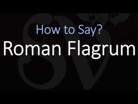 How to Pronounce 'The Roman Flagrum'?
