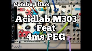 Video thumbnail for Combo I Like: Acidlab M303 Feat 4ms Pingable Envelope Generator (for Eurorack Synth Acid Modulation) by Sound Provider / Leonard de Leonard