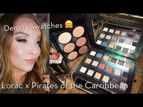 Lorac x Pirates of the Caribbean Collection : Demo : Swatches