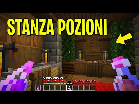 COSTRUISCO LA STANZA delle POZIONI - Minecraft ITA