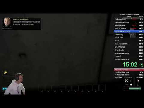 Deus Ex Mankind Divided any% derust for ESA - New Sub emotes