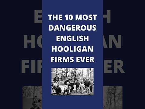 THE 10 MOST DANGEROUS ENGLISH HOOLIGAN FIRMS EVER #footballshorts  #football #UK firms