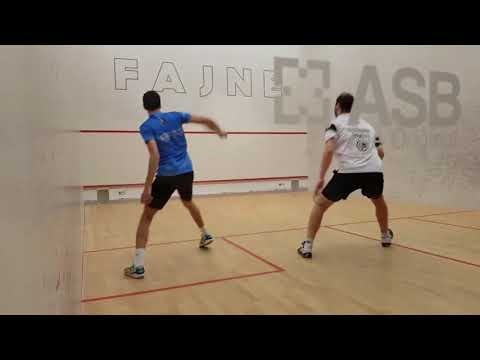 SQUASH. Ali Farag with the best mizuki in history