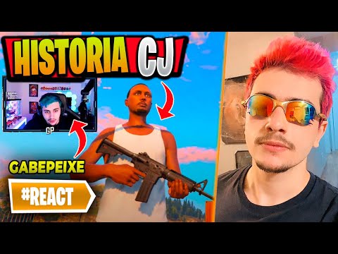 GABEPEIXE REAGINDO A HISTORIA DO CJ - CJ E GABE VÃO TRABALHAR JUNTOS ?! CIDADE ALTA GTA RP