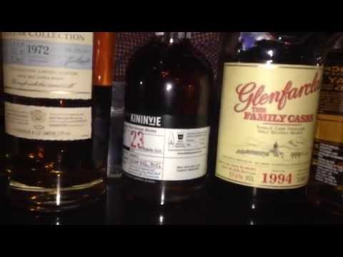 SINGLE MALT WHISKY TASTING 22/12/2014 Port Ellen Brora Clynelish Glenlivet Kininvie Glenfarclas