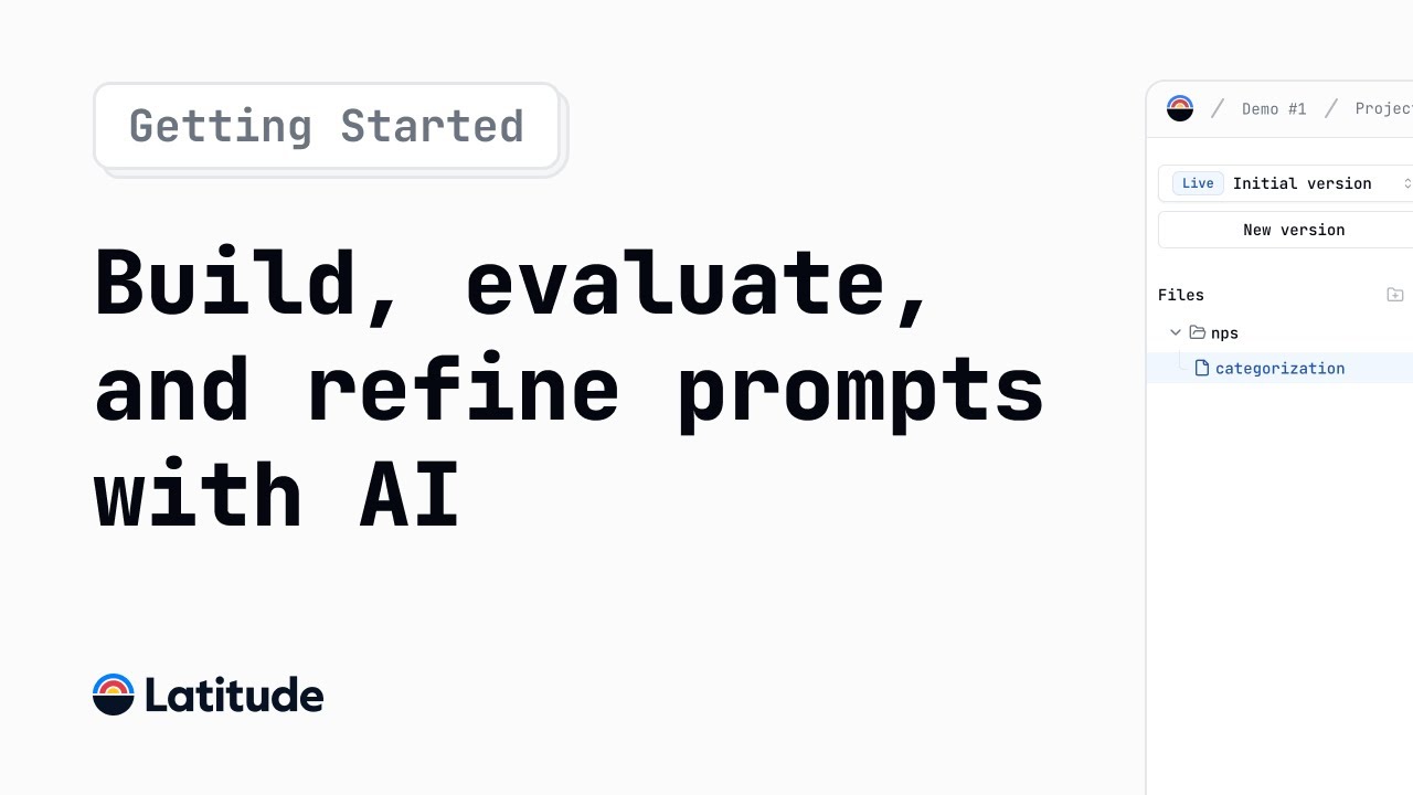 How to build, evaluate, and refine prompts with AI — Latitude
