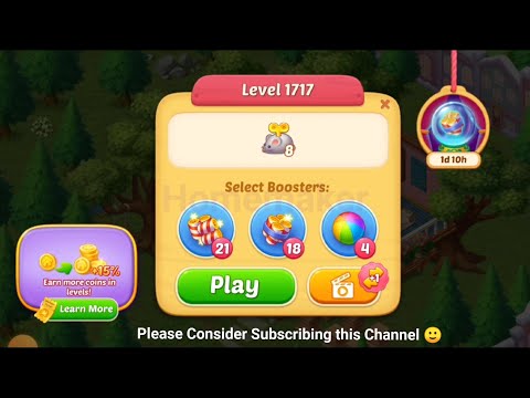 Matchington Mansion Level 1717,Level 1718 & Level 1719 - iOS/ Android