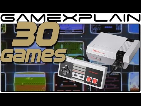 NES Classic Edition: 1 Minute of All 30 Games (Gameplay)