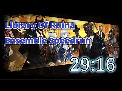 【Library Of Ruina】Ensemble Speedrun - 29:16【残響楽団RTA】