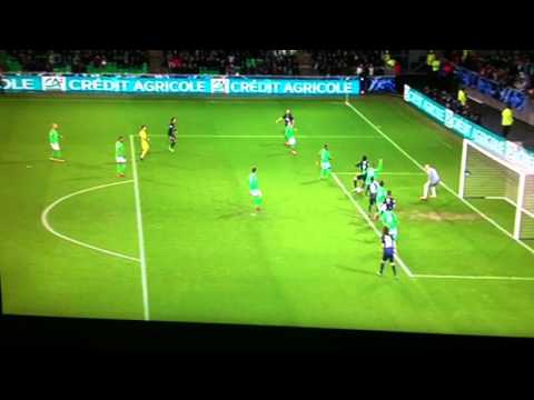 But de marquinhos face a saint Étienne en coupe de France