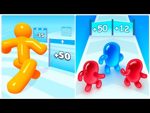 Tall man run Vs Join Blob Clash 3D🔵🔴New Update New All Max Levels Walkthrough Android iOS Gameplay