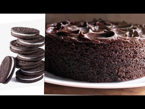 Oreo cake recipe in cooker without eno with subtitles/easy to make oreo super soft cake