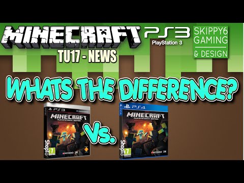 MINECRAFT - PS3 Vs. PS4 - WHAT'S THE DIFFERENCE ?  ( PS4 ) TU16 -