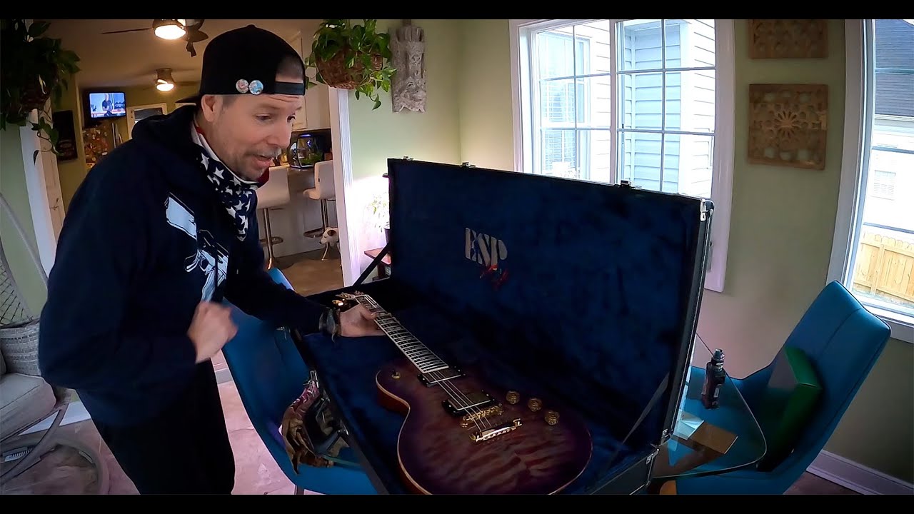 ESP Guitars: Will Adler (Lamb of God) Unboxes his New ESP USA Eclipse - YouTube