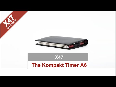 X47 | TIMER COMPACT A6 - Calendar or Notebook  (X47-006)