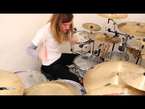 Drum Freestyle Mash-Up 1 - 16th Note Syncopated/Rudiment/Rim Click Grooves, Linear Licks