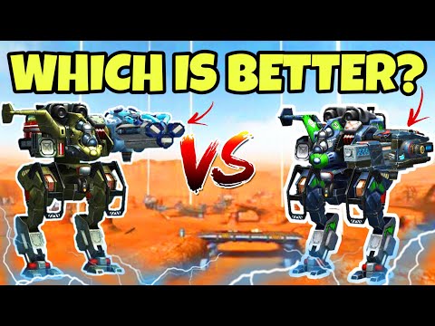 🔥CRYO VS ATOMIZER WEAPON COMPARISON WHICH IS BETTER?  || WAR ROBOTS TEST SERVER ||