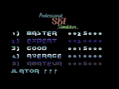 Professional Ski Simulator Title Music for the Commodore 64