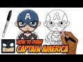 How To Draw Captain America The Avengers Endgame