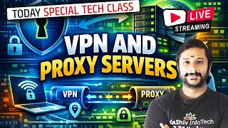 🔴 LIVE: VPN and Proxy Servers Explained 🔐 | Cyber Security Basics | Kaashiv Infotech Cyber Security