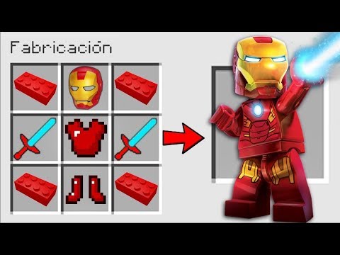 RiusPlay -  MINECRAFT: LEGO IRON MAN IN MINECRAFT!!  🤖😱 HOW TO GET IRONMAN IN MINECRAFT LOS COMPADOROS