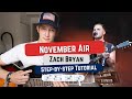 How To Play November Air by Zach Bryan on Guitar!