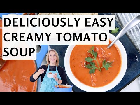 Creamy Homemade Tomato Soup | Easy From-Scratch Recipe Using Real Ingredients