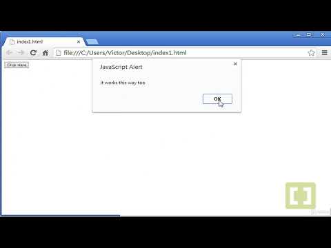 JavaScript - Lesson 32: Event Handlers