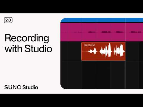 Recording Audio in Suno Studio 2.0
