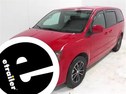 etrailer | WeatherTech Side Window Air Deflectors Review  - 2015 Dodge Grand Caravan